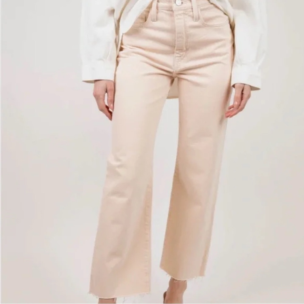 FRAME Le Jane Crop Jeans | Stoned Nude Pink | Size 27